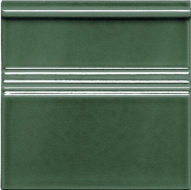 Плинтус Adex ADMO5205 Rodapie Clasico C/C Verde Oscuro 15x15