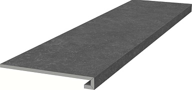 Kerama Marazzi KM6012G0141RGCF Ступень фронтальная клееная Касабланка HP антрацит матовый обрезной 33x119,5x0,9