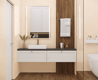 Керамогранит Ceradim Mramor Delight Бежевый Полированный 60х120
