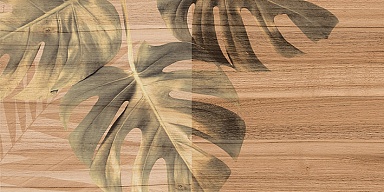 Плитка Laparet 08-01-15-2454 Organic коричневый узор 20х40