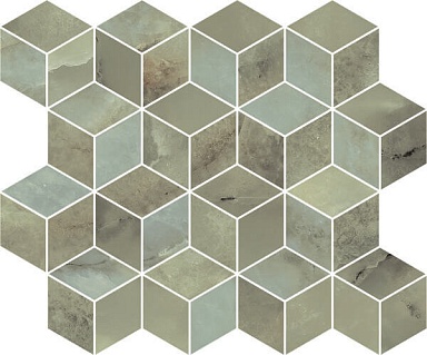 Декор Kerama Marazzi T017/14025 Джардини зеленый мозаичный 45*37.5