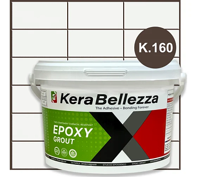 Смеси и затирки Kerabellezza Эпоксидная затирка Design К.160 1 кг