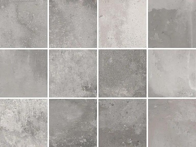 Керамогранит Kerama Marazzi KM1010G0011N Спартель серый матовый 29,8х39,8 из 12 частей 9,8x9,8x0,7