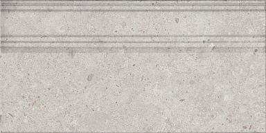 Kerama Marazzi FME015R Плинтус Риккарди серый светлый матовый обрезной 20x40