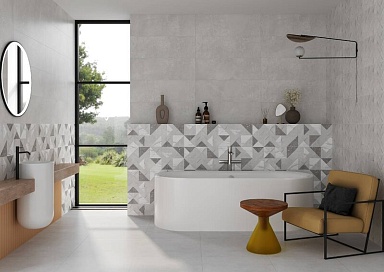 Плитка Gracia Ceramica Origami grey 01 30х90