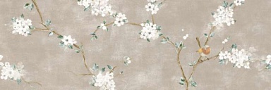 Декор Ragno Marazzi RA2C Mixed Rosa Decoro Fiori di Pesco B Rett. 40x120