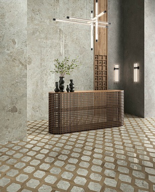 Керамогранит DUE-G Ceramiche 104720 BP Grey Levigato 8.5mm 60x120