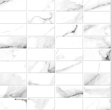 Meissen A16677 Мозаика White stream белый 30x30