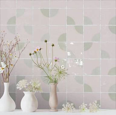 Плитка Nanda Tiles Melody Lyric Blue Brillo 13x13