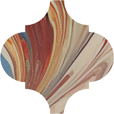 Kerama Marazzi VT/A625/65000 Декор Арабески Венеция красный матовый 6,5x6,5x0,69