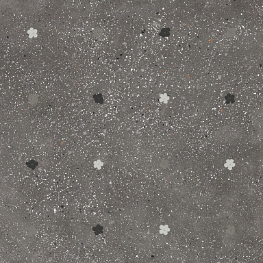 Керамогранит Ape A039159 Ama Fiori Graphite Rect. R10 60x60