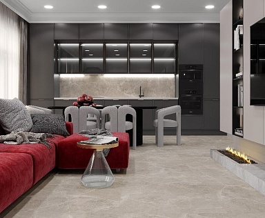 Керамогранит Laparet Dacota grey серый 80x80