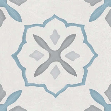 Керамогранит Harmony 3386036154 Sirocco Blue Cross 9mm R10 22.3x22.3