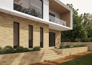 Ступень Paradyz Eremite Crema Stopnica Prosta Struktura Mat 30x60