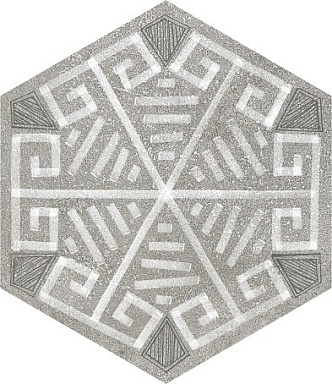 Декор VIVES Hexagono Igneus Cemento Mix 23x26,6
