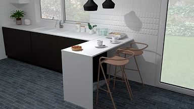 Плитка Estudio Ceramico Glenbrook Rustic Greige Padded 5x20