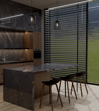 Керамогранит Absolut Gres AB 1180HG Armani Black High Gloss 1200x600