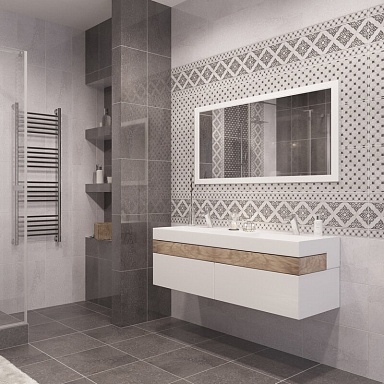Керамогранит Gracia Ceramica Elegance Grey PG 01 45x45