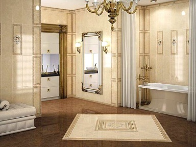Плитка Saloni XM6570 VILLAE Lante Ocre 45x45