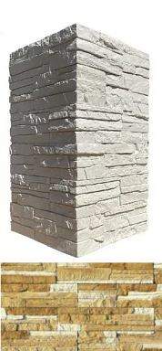 Искусственный камень White Hills 290-15 Хайлэнд угол 9,5х17,2x9,5x0,7–1,7