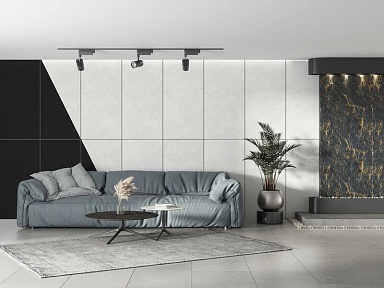 Керамогранит Goldis Tile N9BA0YBQA0G1LJ Rio Black Matt Rect 60x60