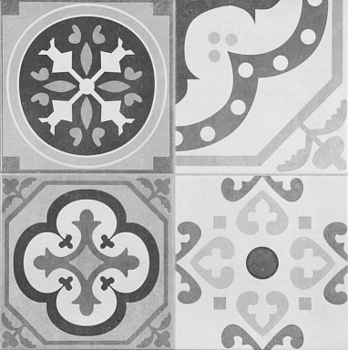 Плитка Geotiles PASSAGE NEGRO 45*45