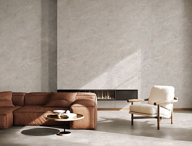 Керамогранит Global Tile GT1206018106MCR Montera Светло-серый карвинг 60x120