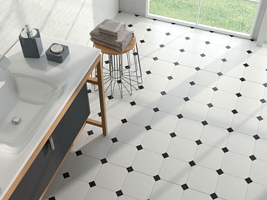 Керамогранит Ape Eight Black 20x20