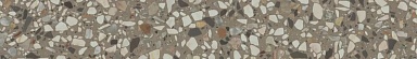 Kerama Marazzi KM6060G0011RBT6 Плинтус Бричиола серый матовый обрезной 60x9,5x0,9