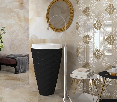 Керамогранит Porcelanite Dos 1331 PULIDO RECTIFICADO BEIGE 48x128
