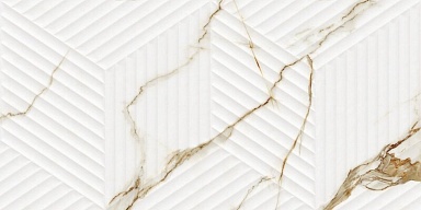 Плитка Artecera LE63063A-F53 Bianco Carrara Oro Cubo Rectificado 30х60