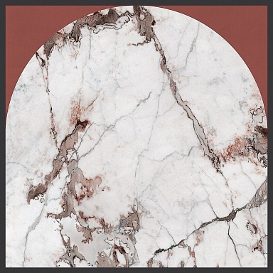 Декор Cedit 764119 Policroma Arco Breccia-Mattone Mat Ret 6mm 120x120