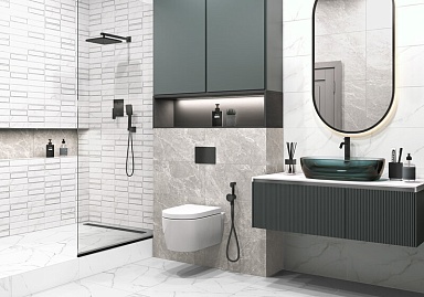 Плитка Alma Ceramica TWA3060BRK27 Bronks матовая рельефная 300x600x7.5