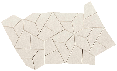 Мозаика FAP Ceramiche fPRQ Sheer White Gres Fly Mosaico 25x41,5
