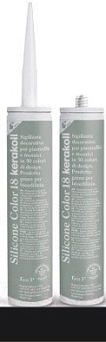 Смеси и затирки Kerakoll Silicone Color Fugabella Color герметик 12 310мл