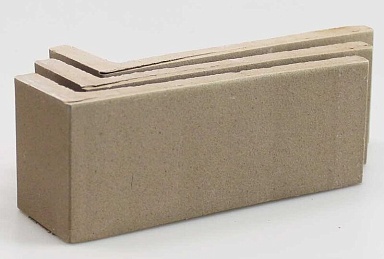 Клинкерная плитка Terramatic Plato Grey угловая 8101 (Y) 185x60x71x14