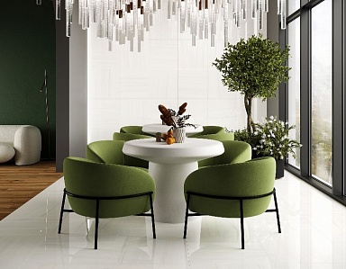 Керамогранит Laparet Dolomite Natural белый Полированный 60x60