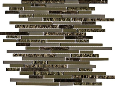 Мозаика L'Antic Colonial L242521751 Eternity Mini Strip Emperador 29.8x30.5