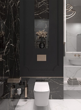 Керамогранит Arcadia Ceramica HG2008-A Black Spinder High Gloss 60x60