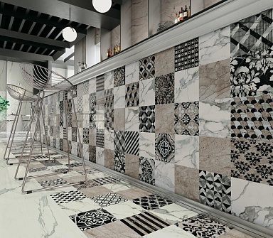 Керамогранит Атлас Конкорд Россия 610015000625 Empire Silver Root Lapp 60x60
