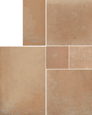 Керамогранит CIR 1086528 Italica Modulare 39 Terra Dolce (комплект 2шт 20x20, 1шт 20x40, 2шт 40x40, 1шт 40x60,8)