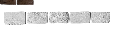 Leonardo Stone Декоративный кирпич Тычок Орлеан 425 12-14x7-8x1,7