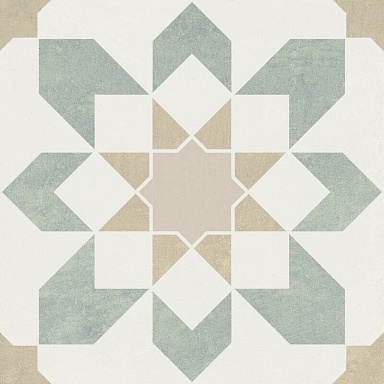 Керамогранит Harmony 39599 Doha Green Flower SP/22,3 22,3x22,3