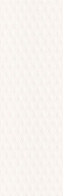 Плитка Meissen O-ONR-WTA052 Ocean Romance рельеф белый 29x89