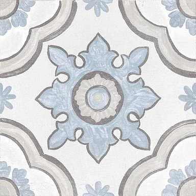 Декор Cifre ADOBE Basma Decor White Mate 20x20