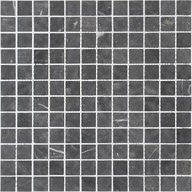 Мозаика Caramelle Mosaic Pietrine Nero Oriente MAT 23x23x4 298х298