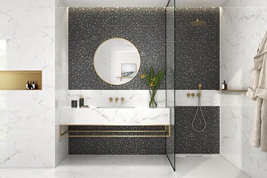 Плитка Emigres Mos Lucia Negro R 30x90