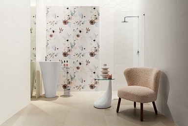 Панно Tubadzin D-3-elementowy Mild Garden 2 89.4x74.8