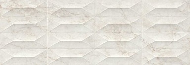 Плитка Marazzi Italy M4PE Marbleplay Calacatta Struttura Gem 3D Rett. 30х90