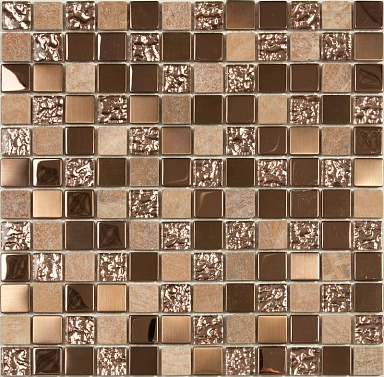 NSmosaic S-816 стекло камень метал (23x23x8) 298*298